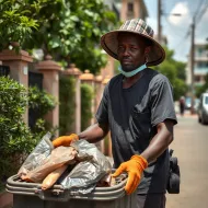 Service de ramassage de poubelle privé