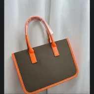 Sac ​Le Cabas City-Chic Orange et gris anthracite