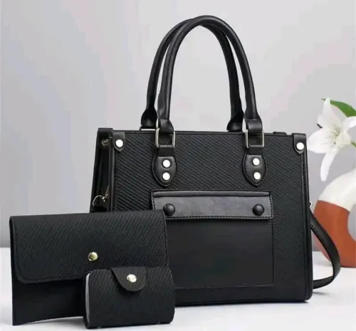 Sac à main 3 en 1 Noir 