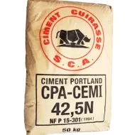 Ciment CUIRASSE - Ciment Portland Artificiel - CPA -CEMI 42, 5 N