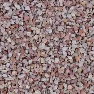 Gravier décoratif rouge 6/10 sac 20kg