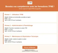 Formation - 7FNE: Niveau 1 – Utilisateur
