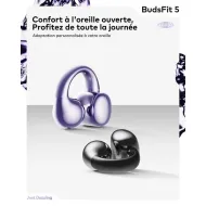 Itel Ecouteur Sans Fil BudsFit 5 Certifié IP54 GRIS Tout Simplement éblouissant Buds Fit 5