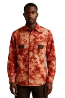 Chemise tie-dye rouge et orange 🔥