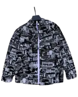 Veste à Impression de Journaux