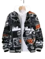 Veste à motifs BD Comics