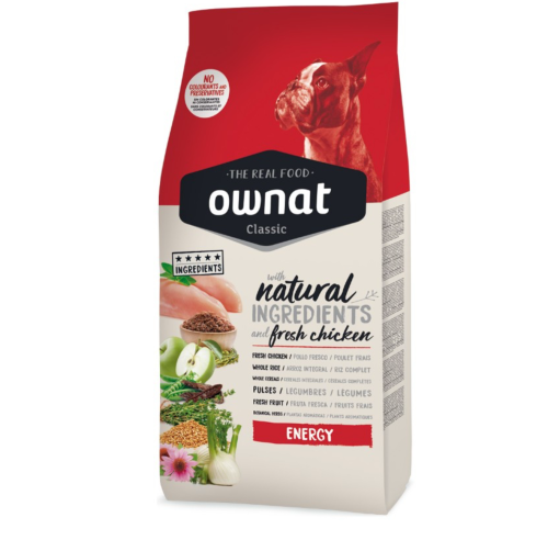  Croquettes pour chien - Ownat 20Kg