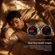 Oraimo Watch GT 1.43" AMOLED 3ATM GPS Smart Watch with 2 Replaceable Straps