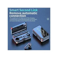 Écouteurs Bluetooth S20 - Power Bank 2200 Mah - Noir