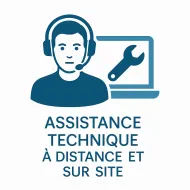 Assistanat technique à distance & sur site.