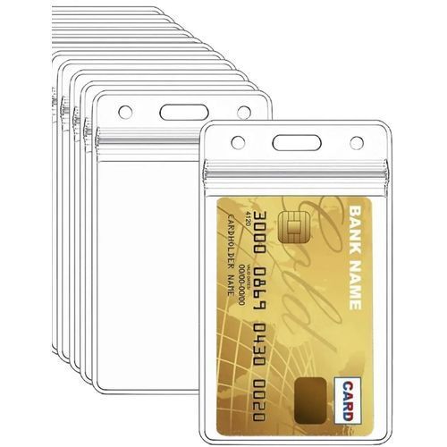 Porte badge transparent Vertical 
