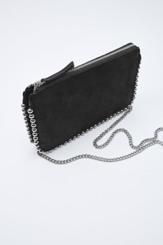 Sac Bandoulière Noir à clous
