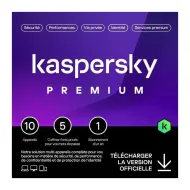Kaspersky premium 2024 (10postes--1An)