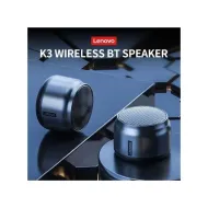 Lenovo Thinkplus K30 Enceinte Bluetooth sans fil portable et étanche USB, Haut-parleur extérieur avec son Surround Bass.