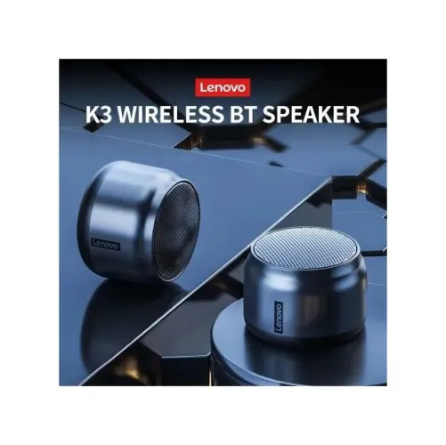 Lenovo Thinkplus K30 Enceinte Bluetooth sans fil portable et étanche USB, Haut-parleur extérieur avec son Surround Bass.